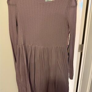 Kimchi Blue Long Sleeve Purple Dress